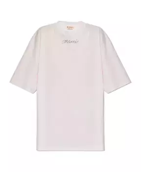 Футболка «оверсайз» Marni, розовый