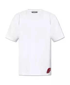 Футболка оверсайз Moschino, белый