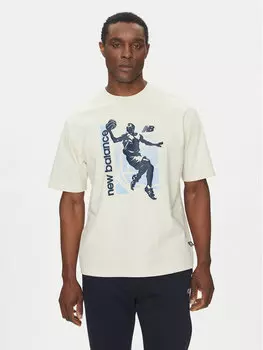 Футболка оверсайз MT51605 New Balance, бежевый