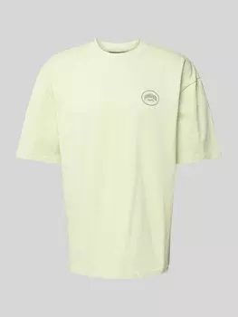 Футболка оверсайз с этикеткой, модель «BUCKLIN» Pegador, мятный