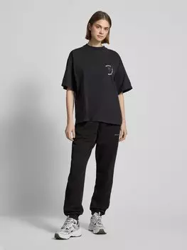 Футболка оверсайз с этикеткой, модель «ROYA» Pegador, черный