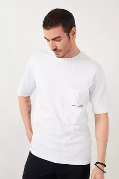 Футболка оверсайз с круглым вырезом из 100 % хлопка 5721013 Buratti, белый