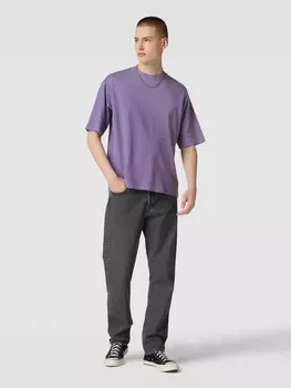 Футболка оверсайз с круглым вырезом Review, сирень