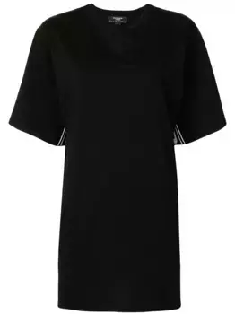 Футболка оверсайз с логотипом STELLA MCCARTNEY, черный