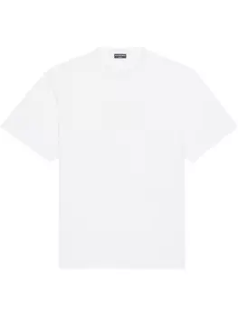 Футболка оверсайз с нашивкой-логотипом Balenciaga, белый