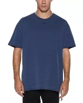 Футболка оверсайз с принтом Stitch Up Biggie Ksubi, синий