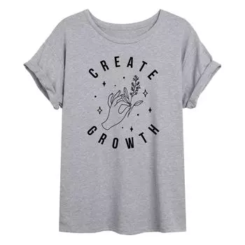 Футболка оверсайз с рисунком Create Growth для юниоров Licensed Character