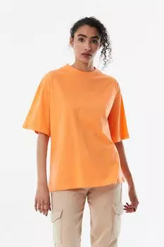 Футболка оверсайз с текстом, напечатанным на спине Fullamoda