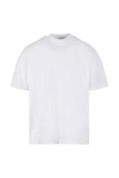 Футболка оверсайз с воротником-стойкой Build Your Brand, белый