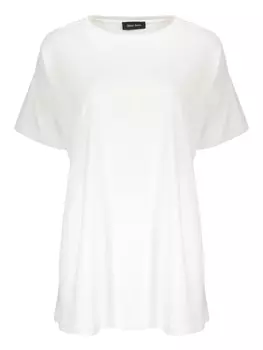 Футболка оверсайз с завязками на шнурке Herno, белый