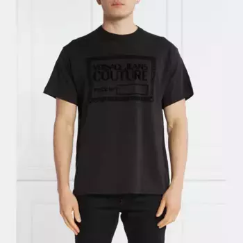 Футболка оверсайз Versace, черный