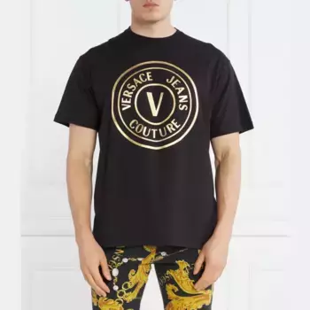 Футболка оверсайз Versace, черный