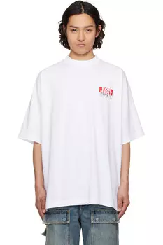 Футболка оверсайз в аренду Vetements, белый
