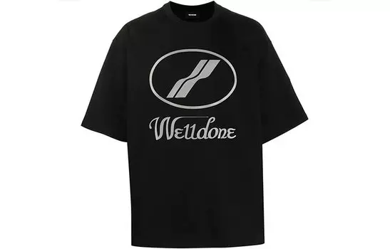 Футболка оверсайз WE11DONE, черный