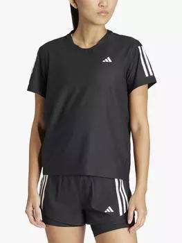 Футболка own the run aeroready adidas, черный