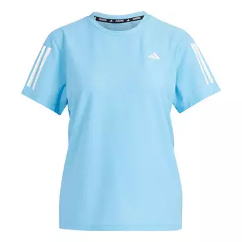 Футболка own the run футболка азиатские размеры Adidas, голубой