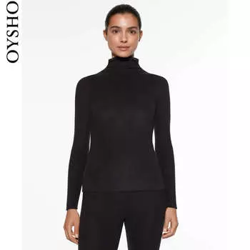Футболка Oysho из флиса, черный