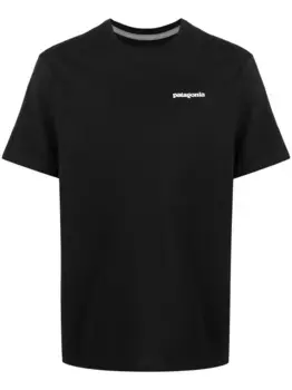 Футболка P-6 Logo Responsibili-Tee Patagonia, черный
