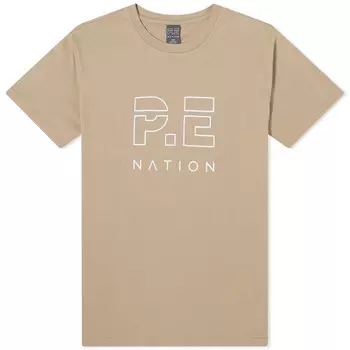 Футболка P.E Nation Heads Up, серо-коричневый