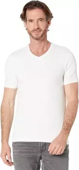 Футболка PACT Stretch-Fit V-Neck Undershirt 4-Pack, цвет White 1