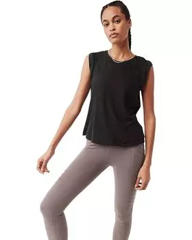 Футболка PACT Tissue Slub Muscle, черный