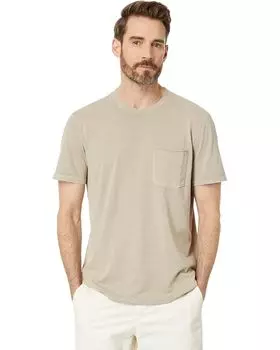 Футболка Paige Ramirez Crew Neck Vintage Pocket Tee, цвет Vintage Mocha Cream