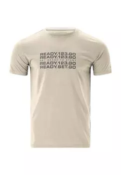 Футболка Paikaer с быстросохнущей технологией ENDURANCE, цвет Pumice Stone