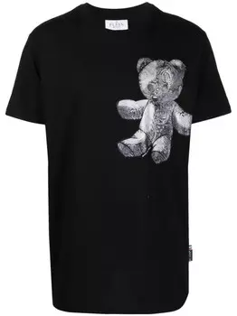 Футболка Paisley Teddy Bear Philipp Plein, черный
