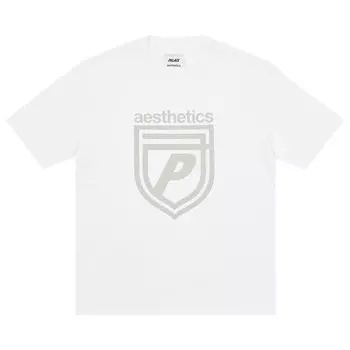 Футболка Palace Aesthetics Logo T-Shirt 'White', белый
