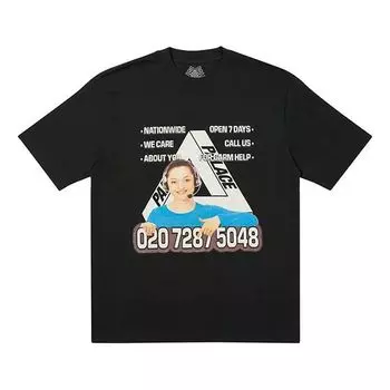 Футболка PALACE Bell Man Round Neck Short Sleeve Unisex Black, черный