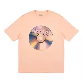 Футболка PALACE CD Peach Alphabet Printing Short Sleeve Unisex Pink, розовый