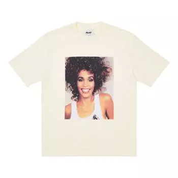 Футболка PALACE Character Pattern Round Neck Short Sleeve Unisex White, белый