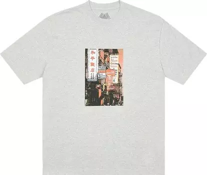 Футболка Palace Downtown T-Shirt Grey Marl, серый
