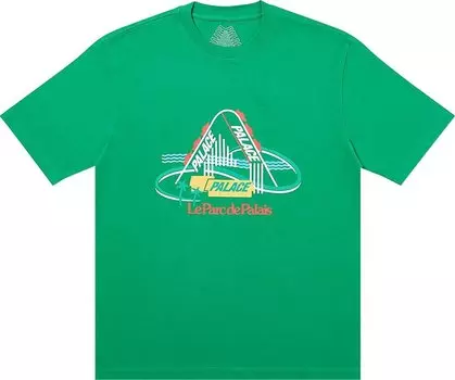 Футболка Palace French Ones T-Shirt 'Green', зеленый