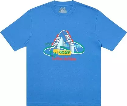 Футболка Palace French Ones T-Shirt 'Blue', синий
