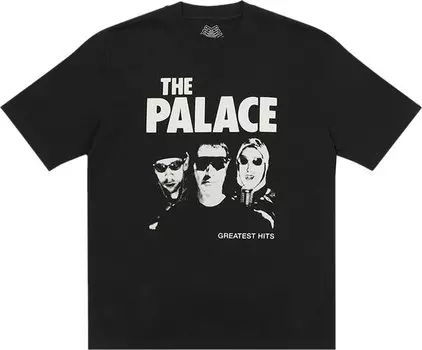 Футболка Palace Greatest Hits T-Shirt 'Black', черный
