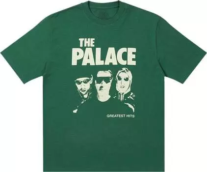 Футболка Palace Greatest Hits T-Shirt 'Green', зеленый