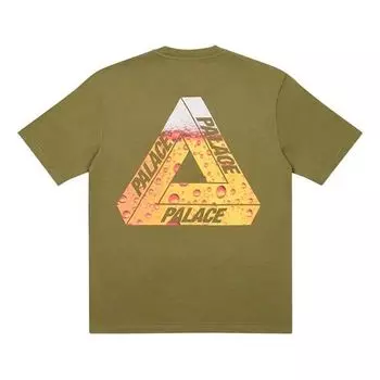 Футболка PALACE Logo Printing Short Sleeve Unisex, желто-коричневый