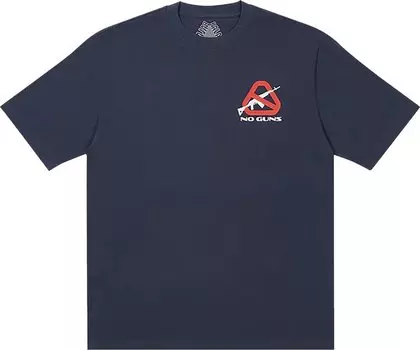 Футболка Palace Nein Guns T-Shirt 'Navy', синий