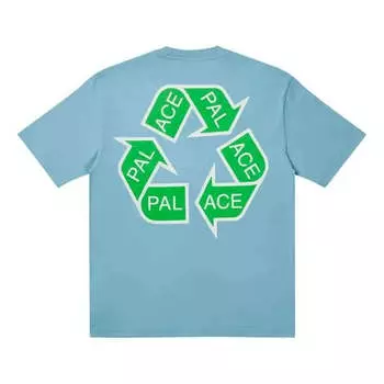 Футболка PALACE P Cycle TShirt Triangle Back Logo Short Sleeve Unisex Blue, синий