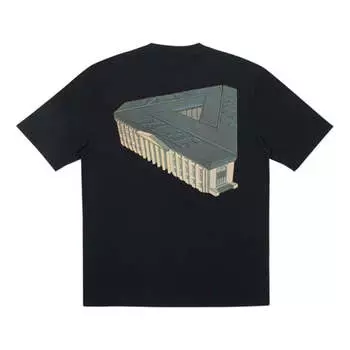 Футболка PALACE Palazzo Black Creative Printing Short Sleeve Unisex, черный