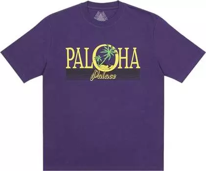 Футболка Palace Paloha T-Shirt 'Purple', фиолетовый