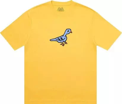 Футболка Palace Pigeon Hole T-Shirt 'Yellow', желтый