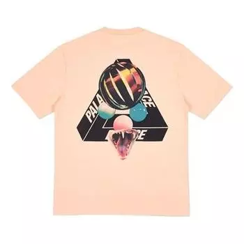 Футболка PALACE Sans Ferg Peach Glasses Back Logo Short Sleeve Unisex Pink, розовый
