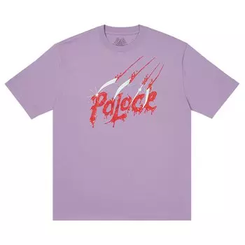 Футболка Palace Scratchy Светло-фиолетовая