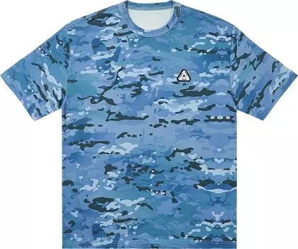 Футболка Palace Sofar 'Blue Digi Camo', синий