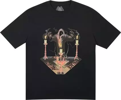 Футболка Palace Spooked T-Shirt 'Black', черный