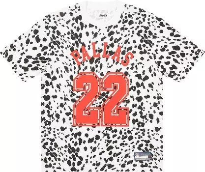 Футболка Palace Sports Mesh T-Shirt 'Dalmation', разноцветный