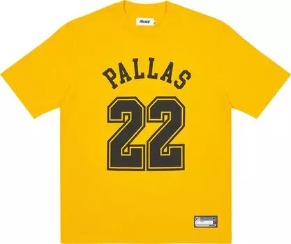 Футболка Palace Sports Mesh T-Shirt 'Yellow', желтый