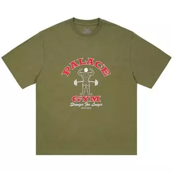 Футболка Palace Stronger For Longer T-Shirt 'The Deep Green', зеленый